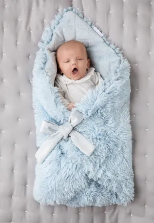 Bizzi Growin Baby Blanket Koochiwrap Powder Blue