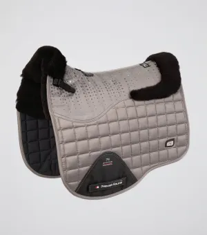 Capella Close Contact Merino Wool Dressage Square Grey/Black Wool