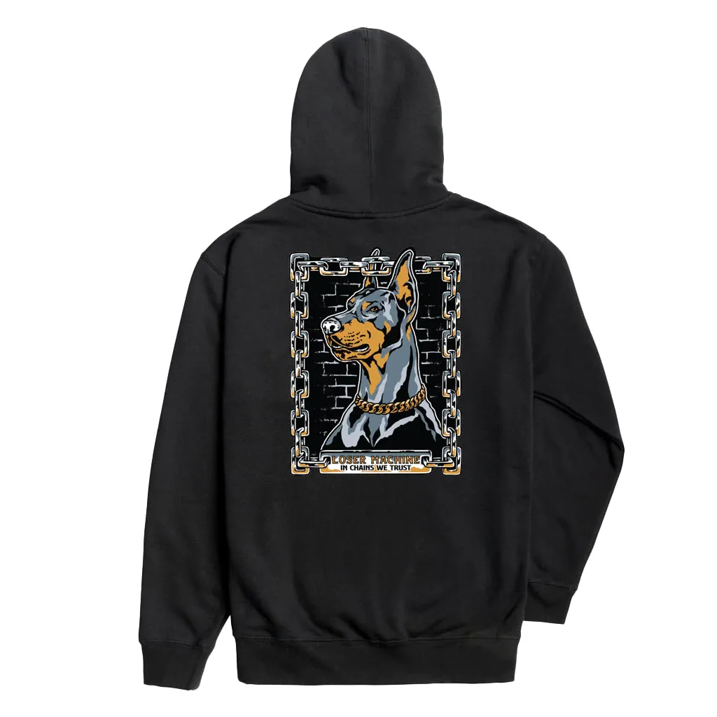 Chainlink Zip Up Hoodie Black