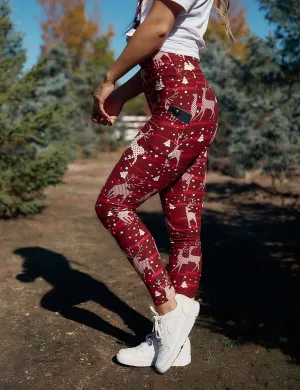 SA Exclusive Reindeer Rendezvous Pocket Leggings