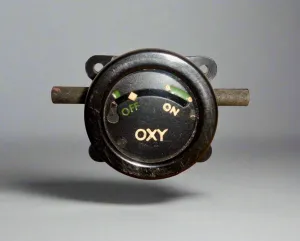 WW2 Air Ministry Lancaster Bomber Crew Oxygen Flow Meter MK II 6D/743